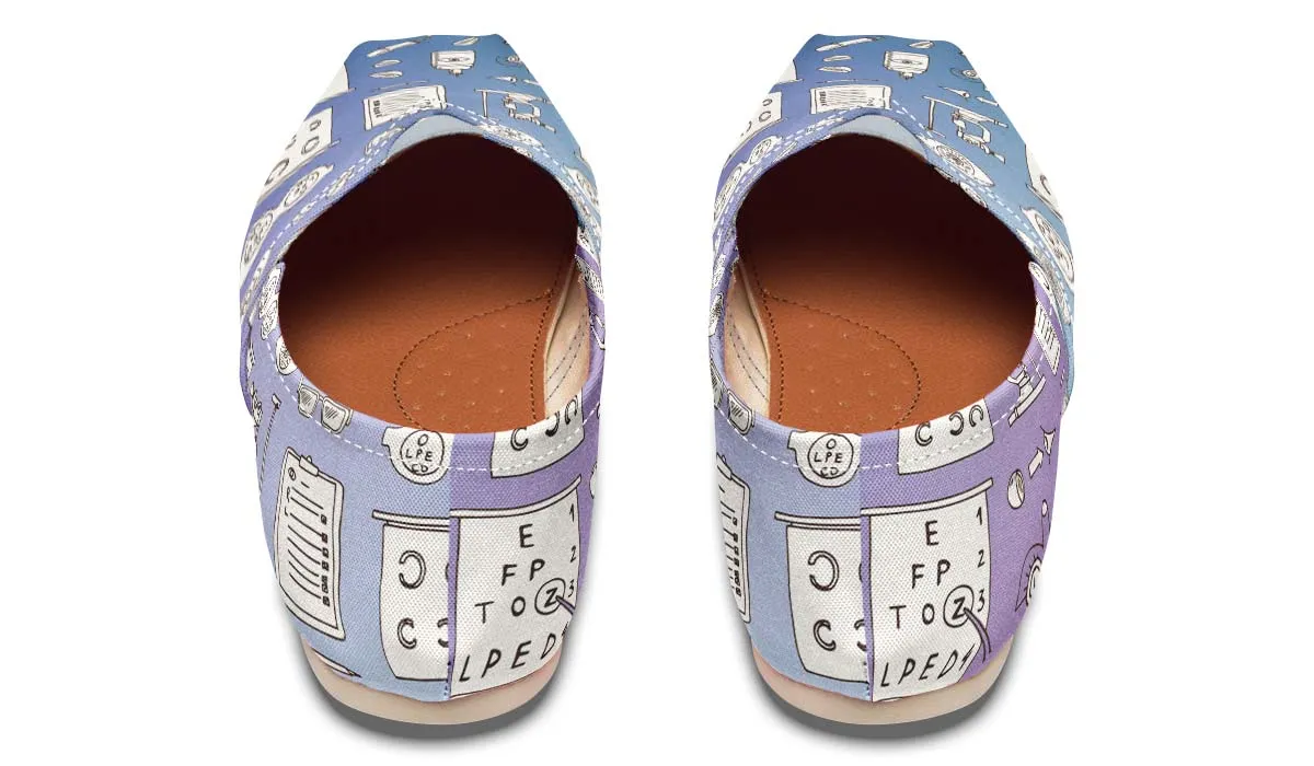 Optometry Sketch Casual Shoes