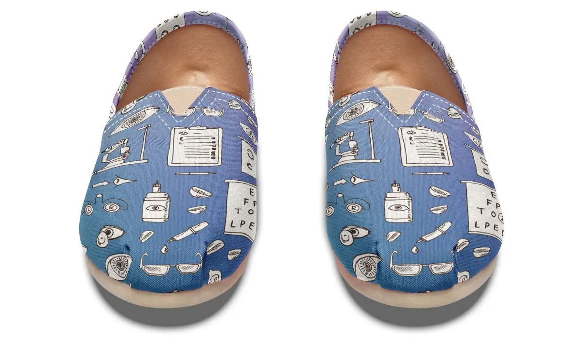 Optometry Sketch Casual Shoes