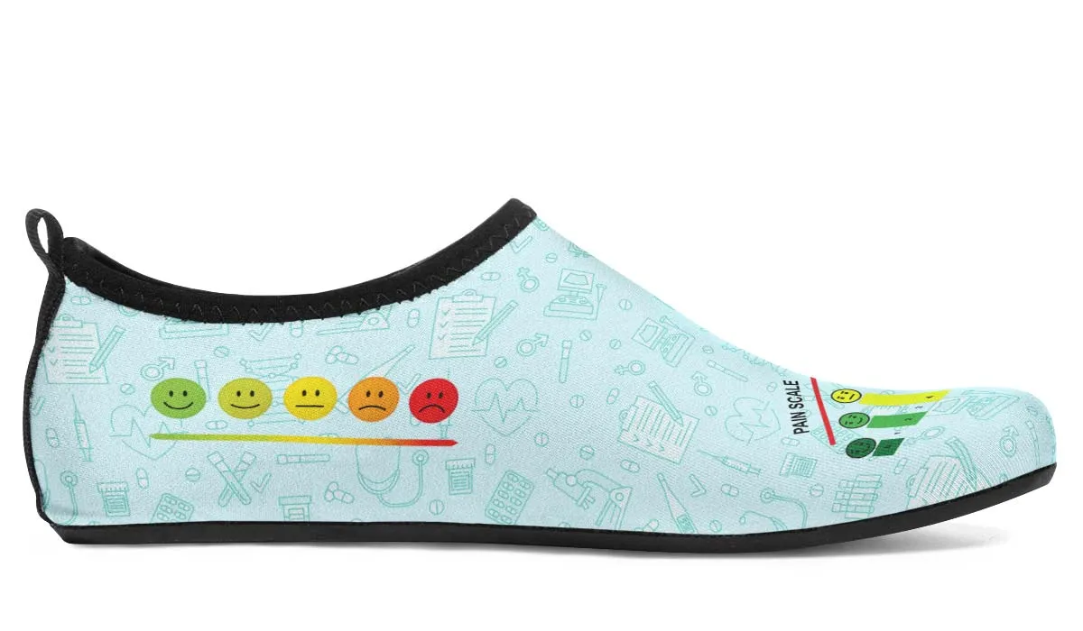 Pain Scale Aqua Barefoot Shoes