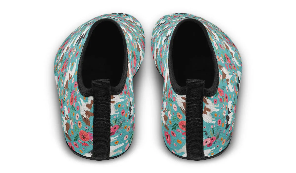 Papillon Flower Aqua Barefoot Shoes