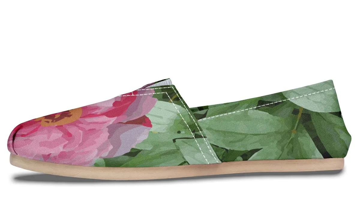 Peony Garden Casual Shoes