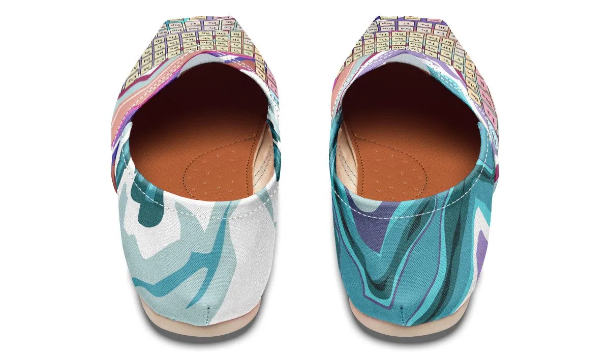 Periodic Table Agate Casual Shoes