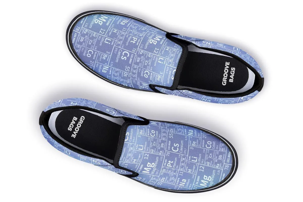 Periodic Table Tile Slip-On Shoes