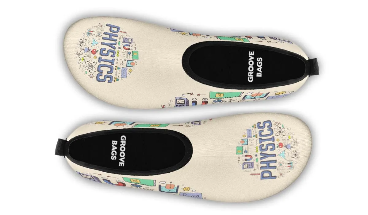 Physics Pattern Aqua Barefoot Shoes