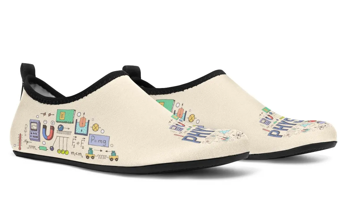 Physics Pattern Aqua Barefoot Shoes