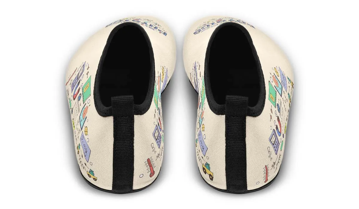 Physics Pattern Aqua Barefoot Shoes