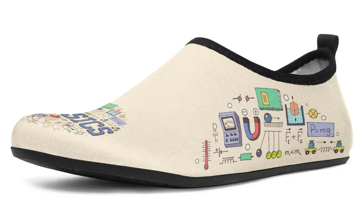 Physics Pattern Aqua Barefoot Shoes