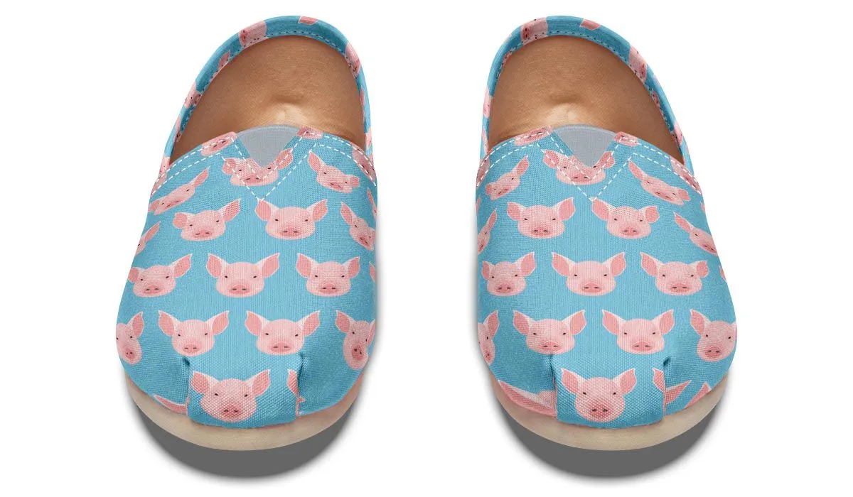 Pig Pattern Casual Shoe