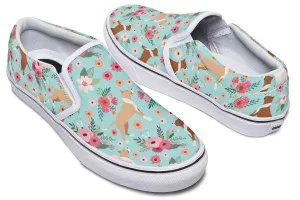 Pit Bull Flower Slip-On Shoes