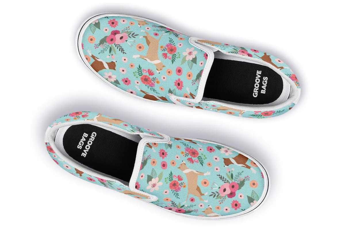 Pit Bull Flower Slip-On Shoes