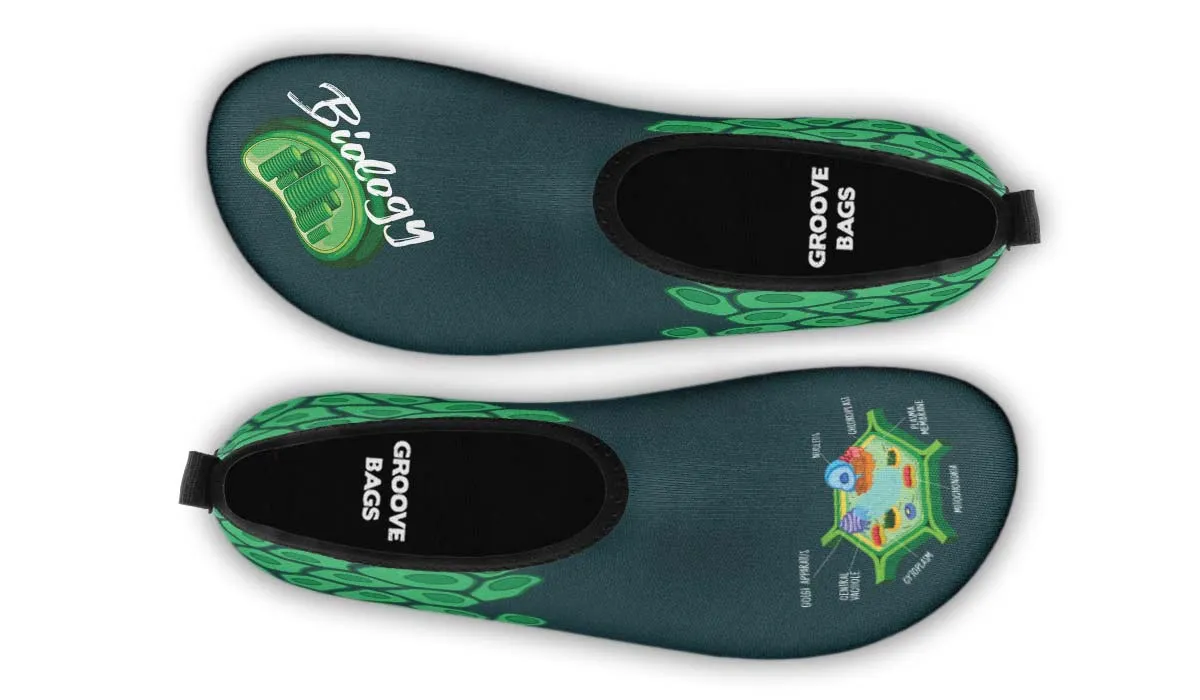 Plant Biology Aqua Barefoot Shoes