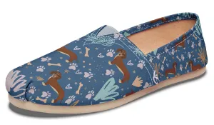 Playful Dachshund Casual Shoes