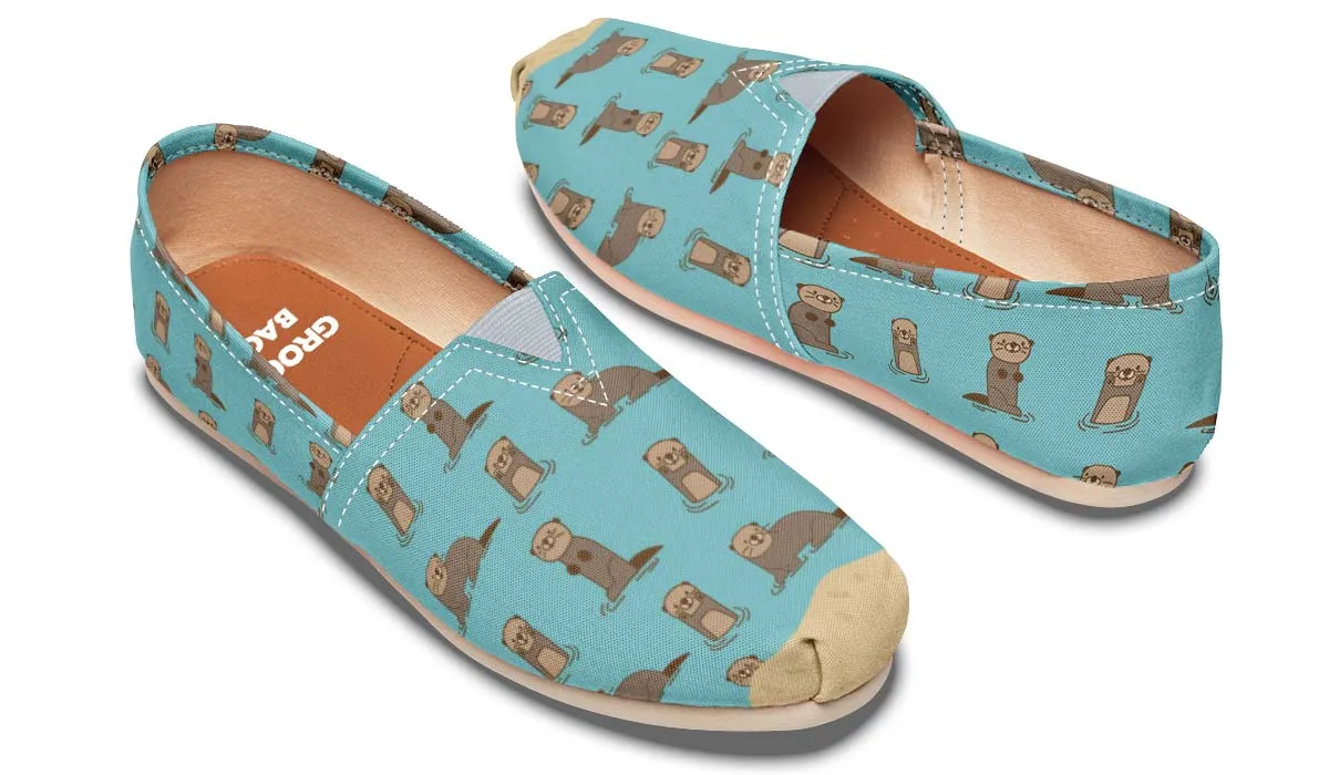 Playful Sea Otters Casual Shoes