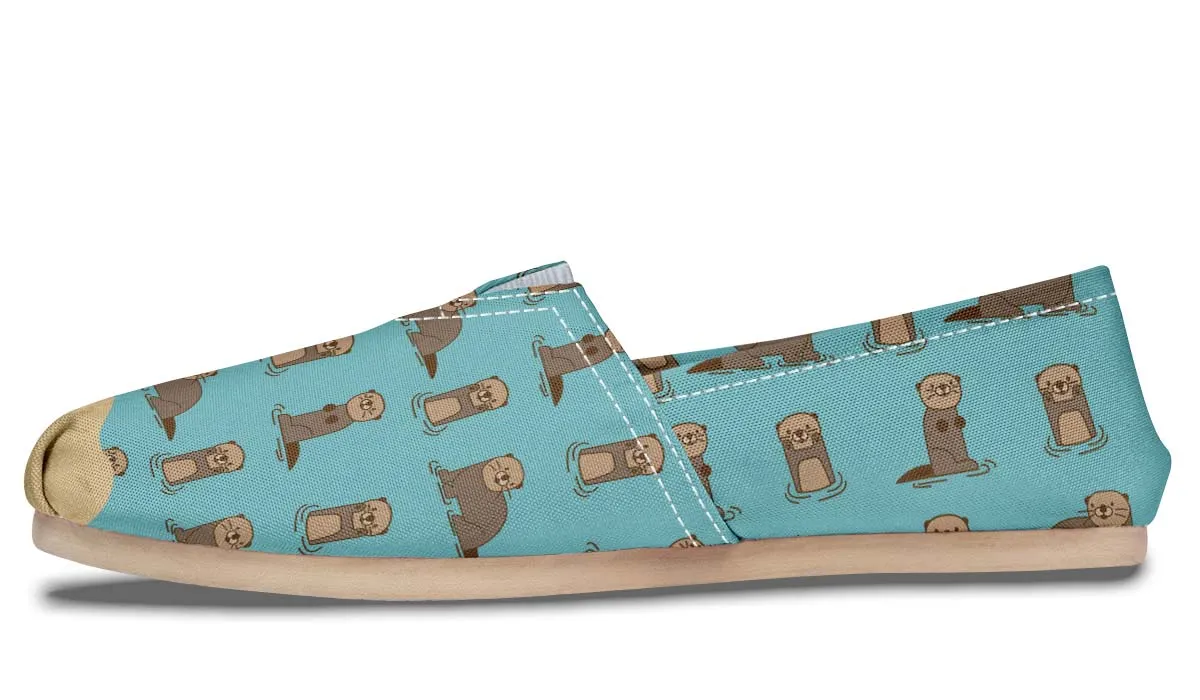 Playful Sea Otters Casual Shoes