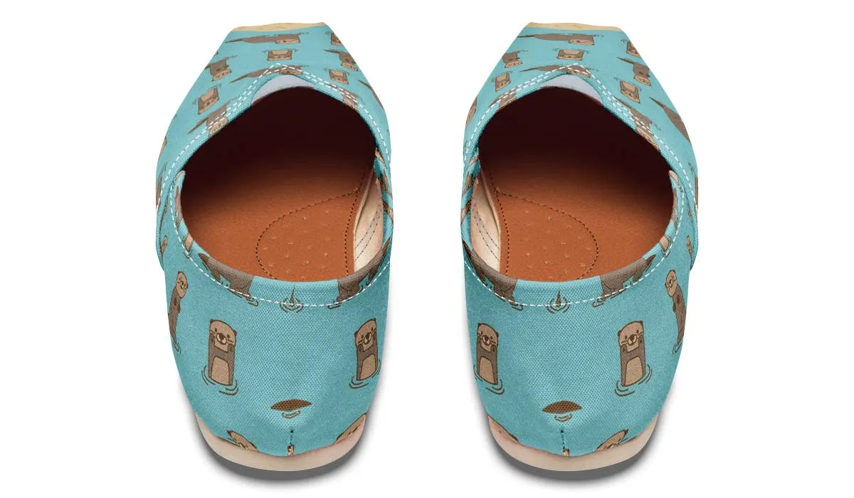 Playful Sea Otters Casual Shoes