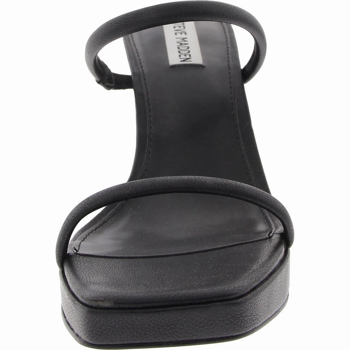 Polly Womens Faux Leather Slide Sandals