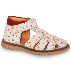 Pom Pom Sandal Classic Velcro Ladybird