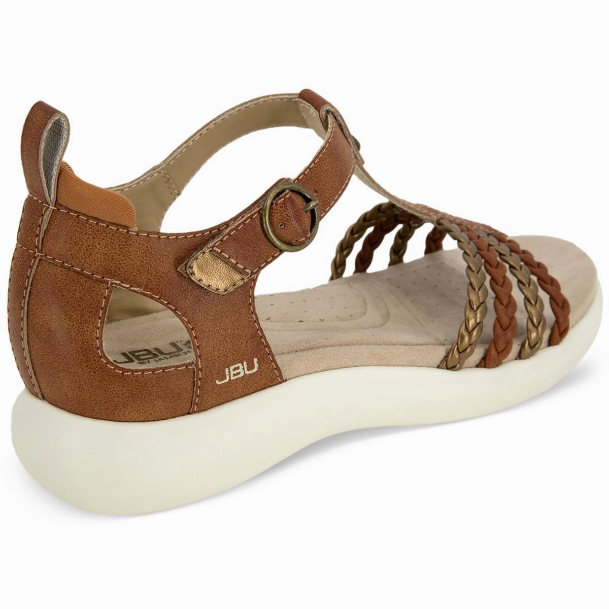 Prague Womens Buckle Casual Strappy Sandals