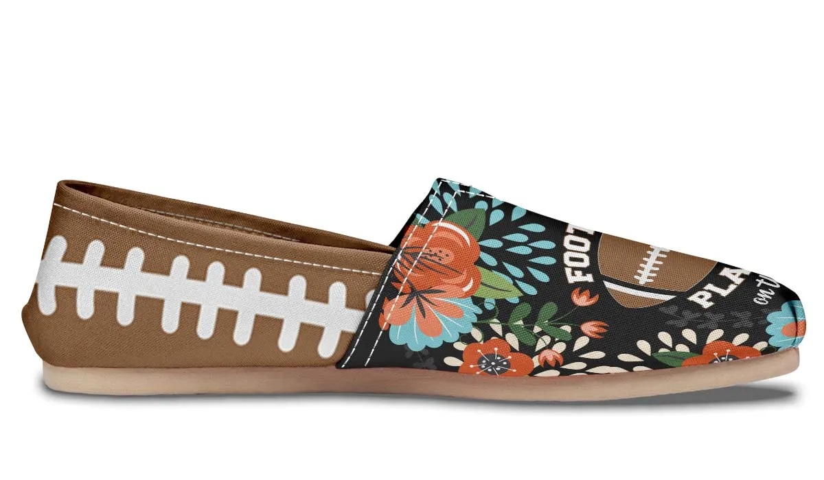 Proud Football Mom Casual Shoes