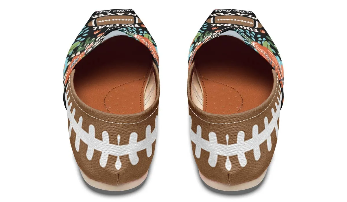 Proud Football Mom Casual Shoes