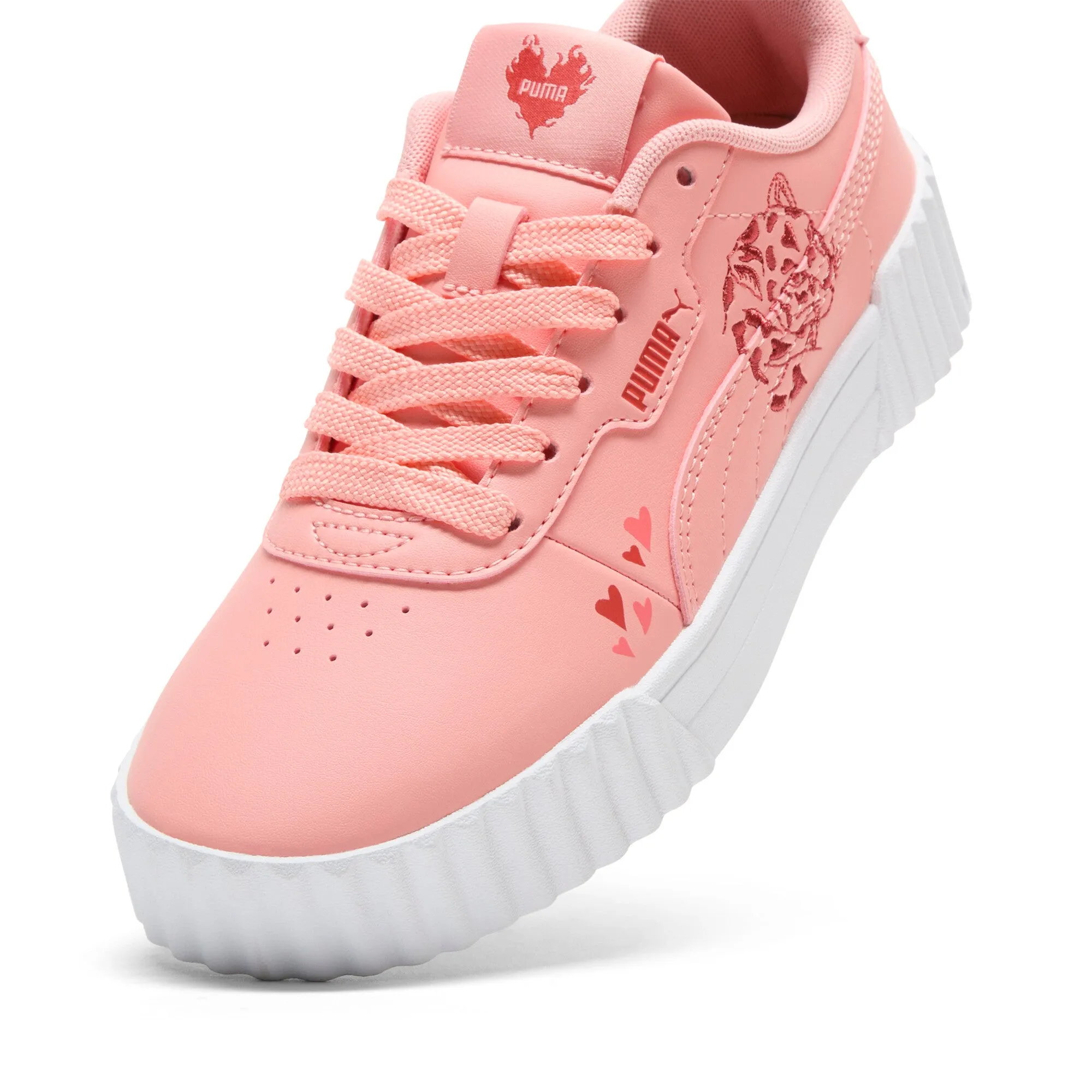 PUMA Big Kids' Girls' Carina 3.0 Love Sneakers