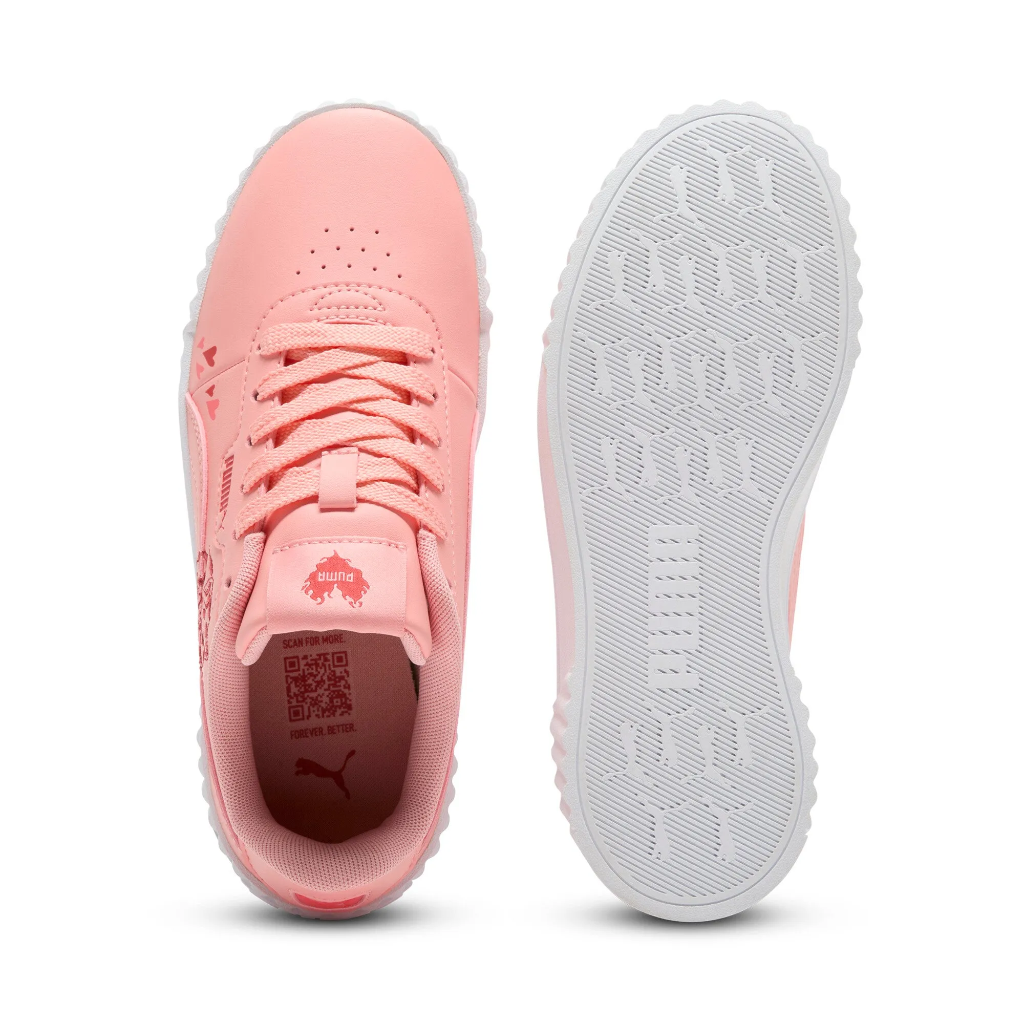 PUMA Big Kids' Girls' Carina 3.0 Love Sneakers