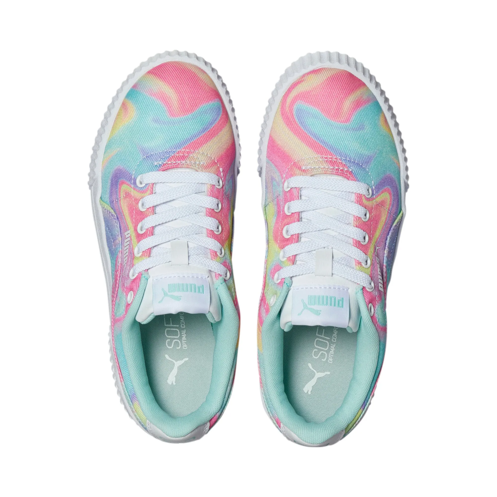 PUMA Junior Girls' Carina Swirl Sneakers