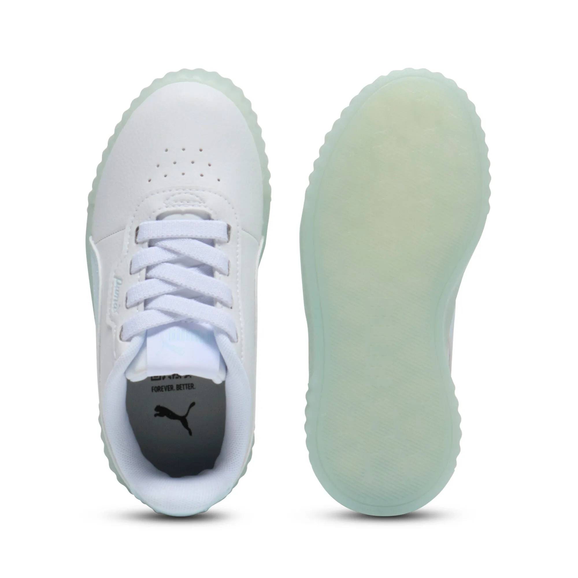 PUMA Little Kids Girls' Carina 3.0 Iced Sneakers