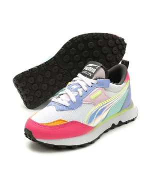 PUMA Rider Fv Glowing Up Jr Leather Sneaker
