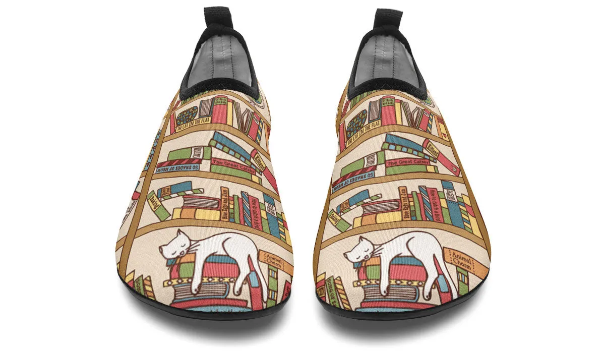 Purrrfect Books Aqua Barefoot Shoes