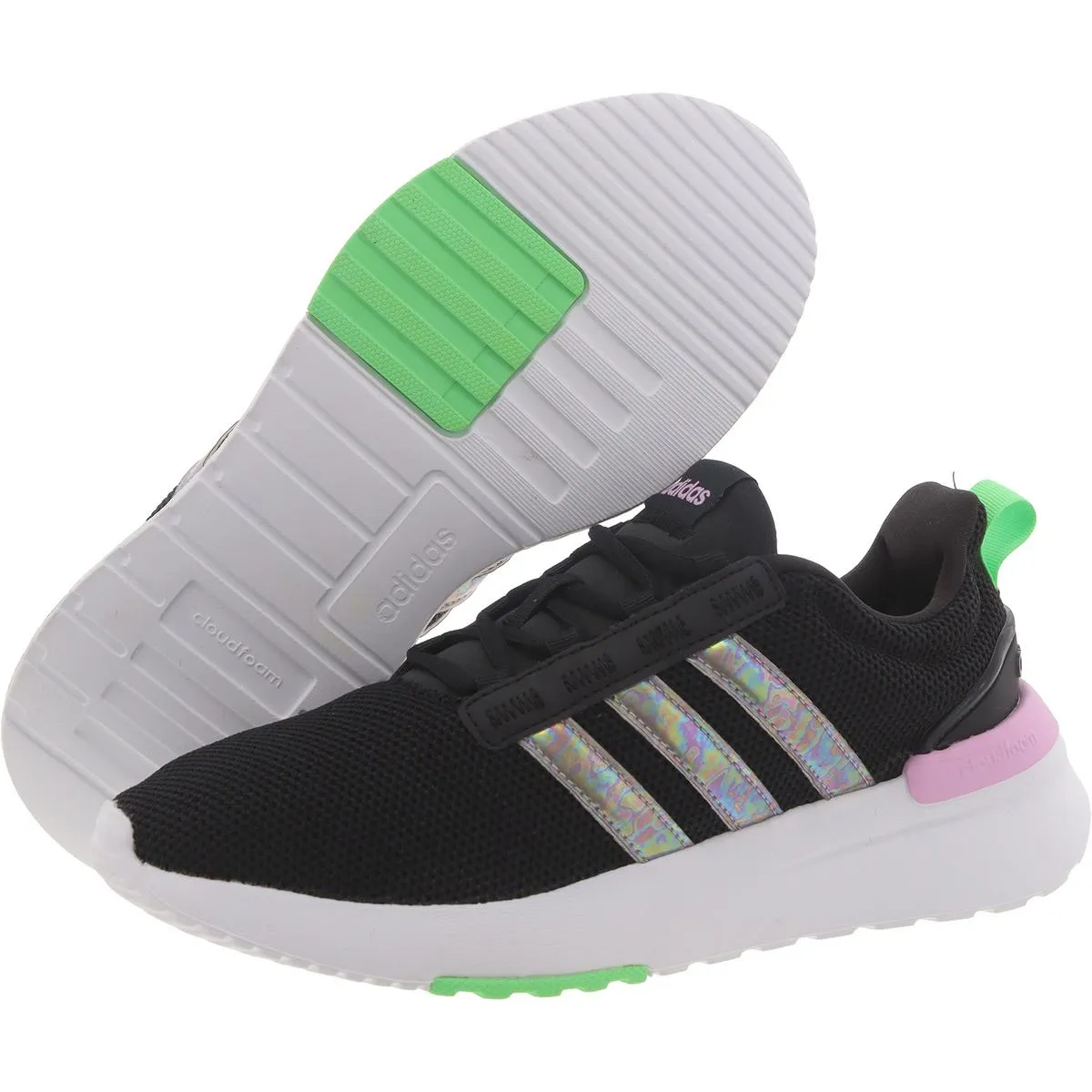 RACER TR21K Girls Mesh Lace up Running Shoes