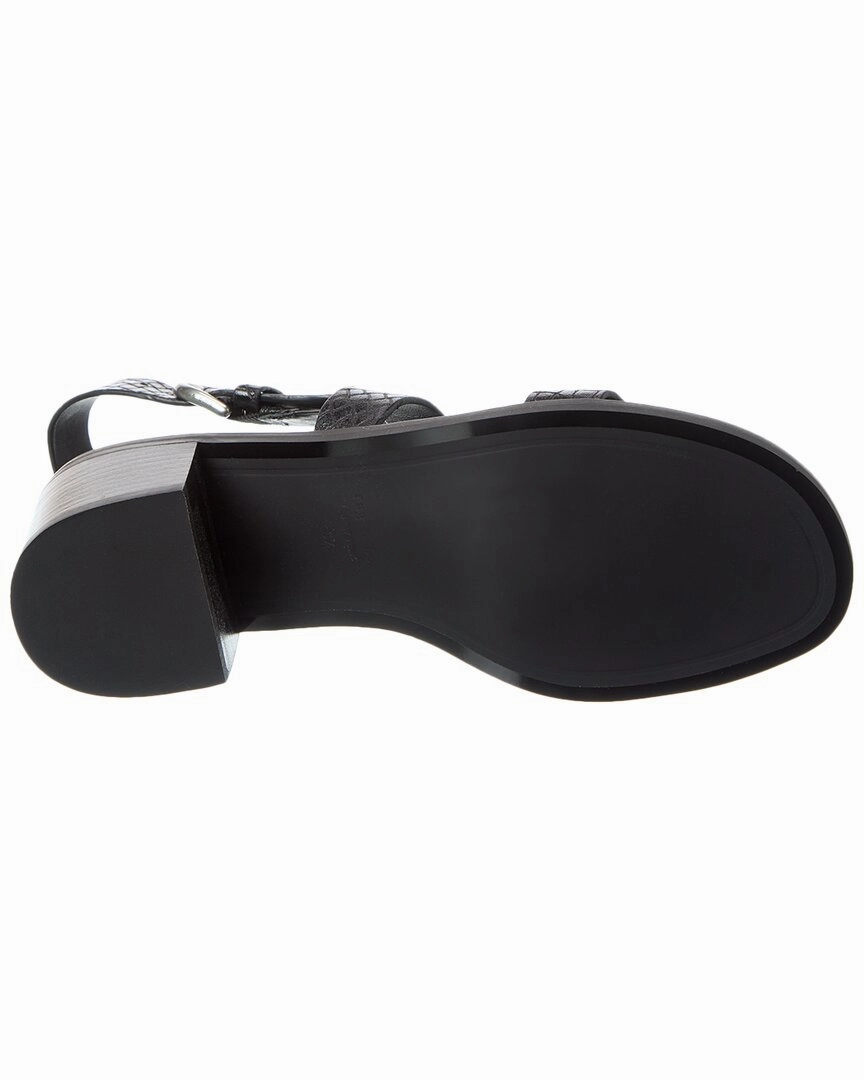 rag & bone Geo Block Embossed Leather Sandal