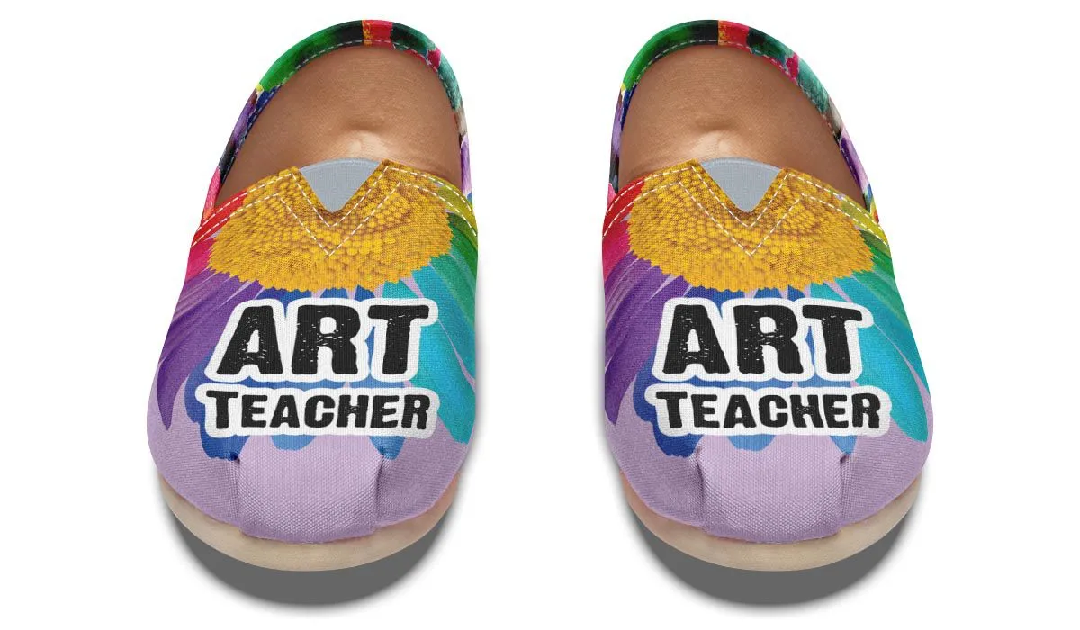 Rainbow Art Teacher Casual Shoes