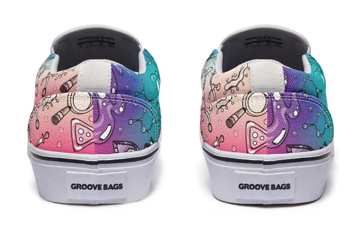 Rainbow Science Slip-On Shoes