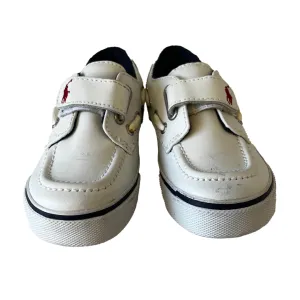 Ralph Lauren Boys White Sneakers