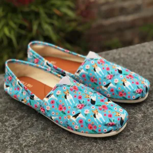 Rat Terrier Flower Casual Shoes