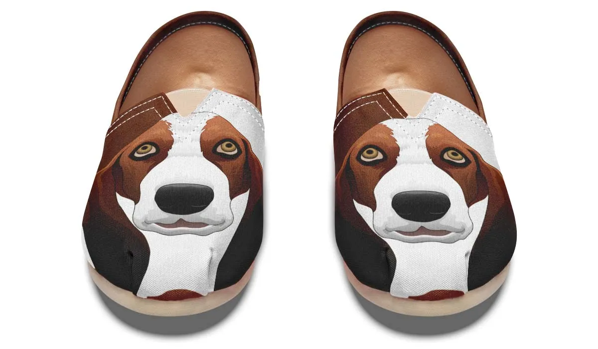 Real Basset Hound Casual Shoes