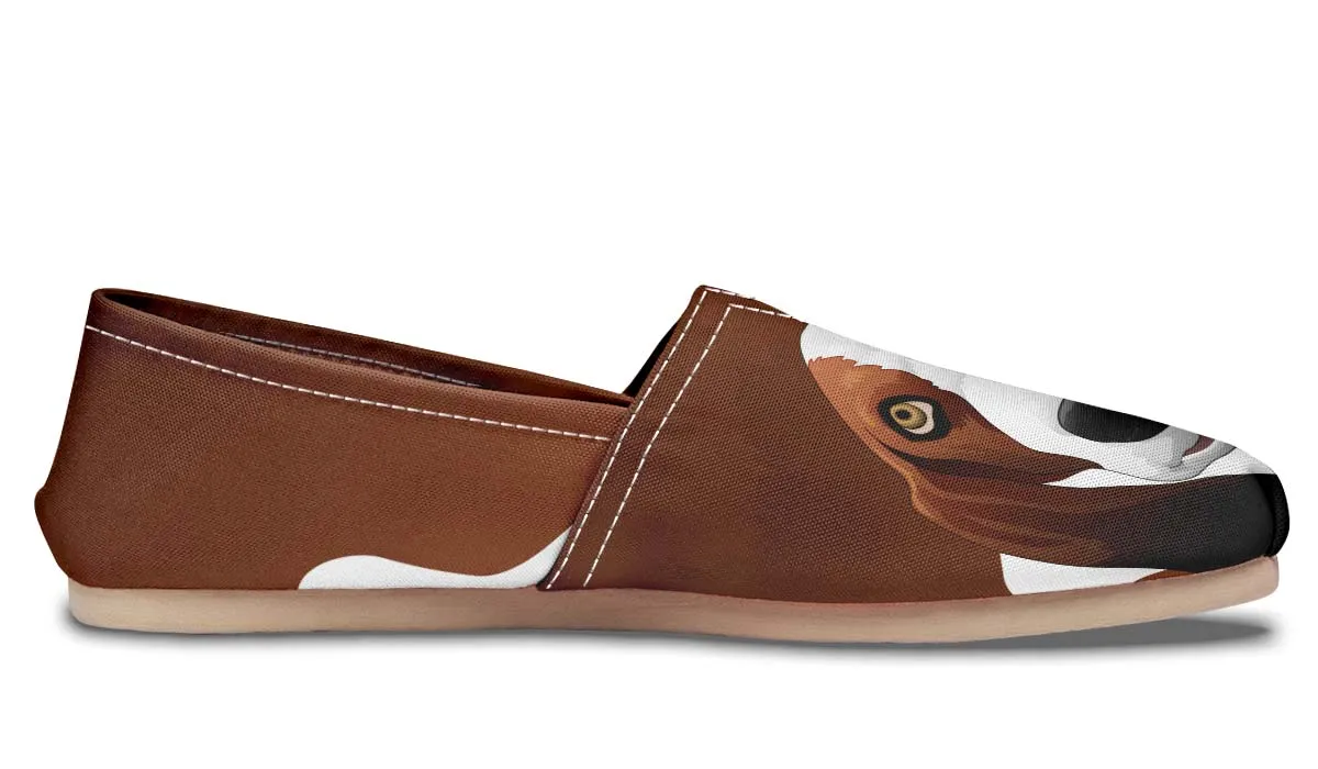 Real Basset Hound Casual Shoes