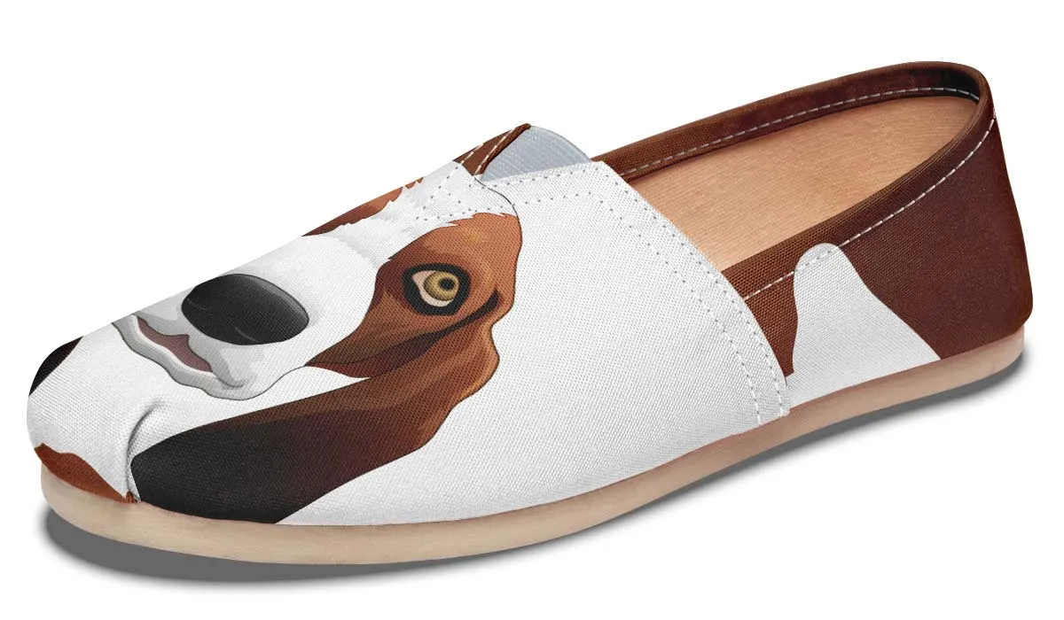 Real Basset Hound Casual Shoes