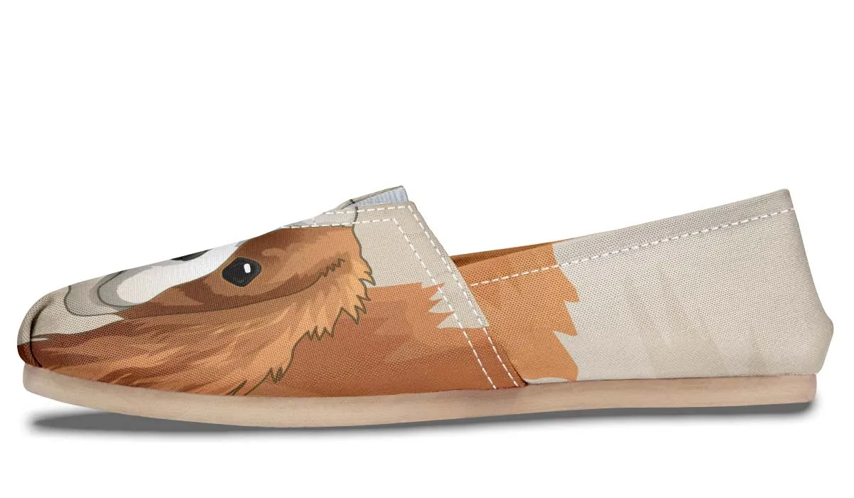 Real Cavalier King Charles Tan Casual Shoes