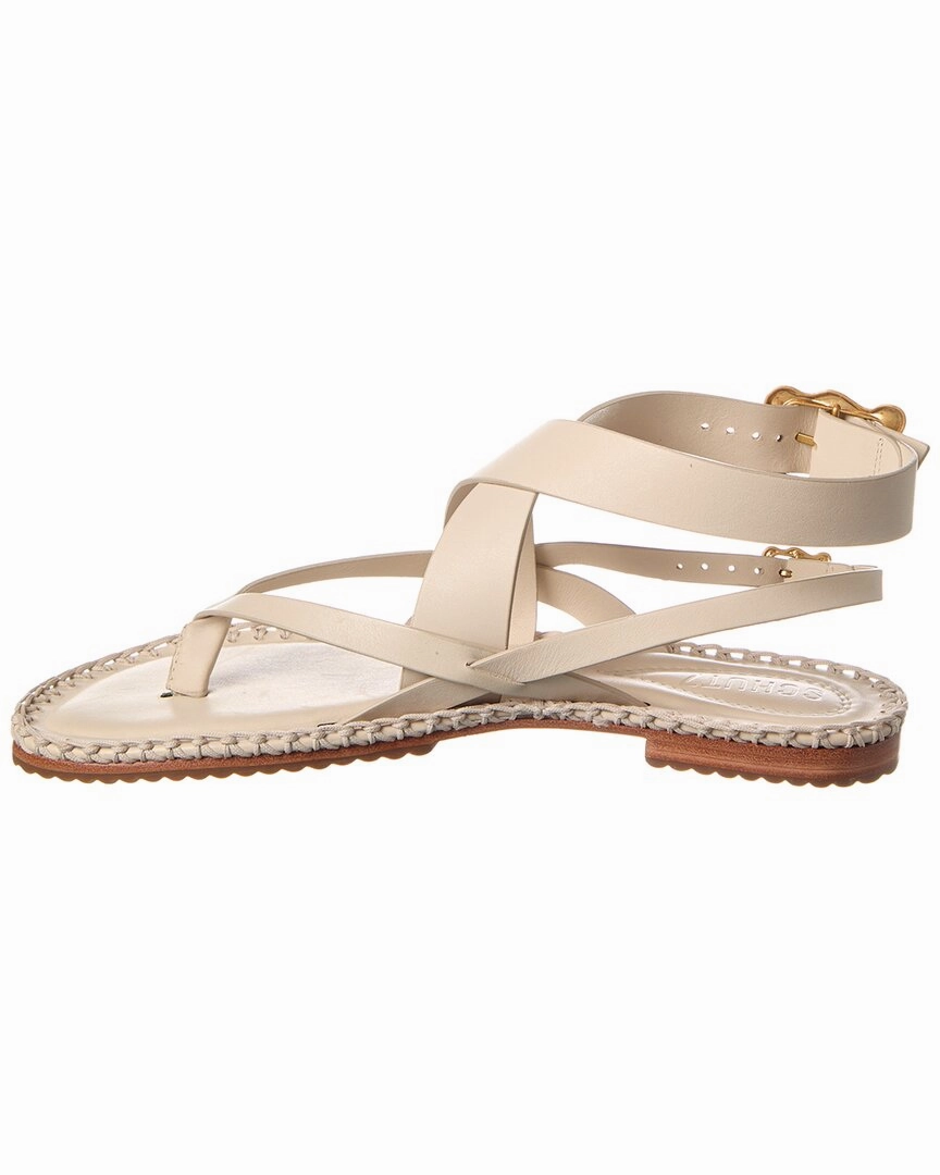 Schutz Keith Leather Flat