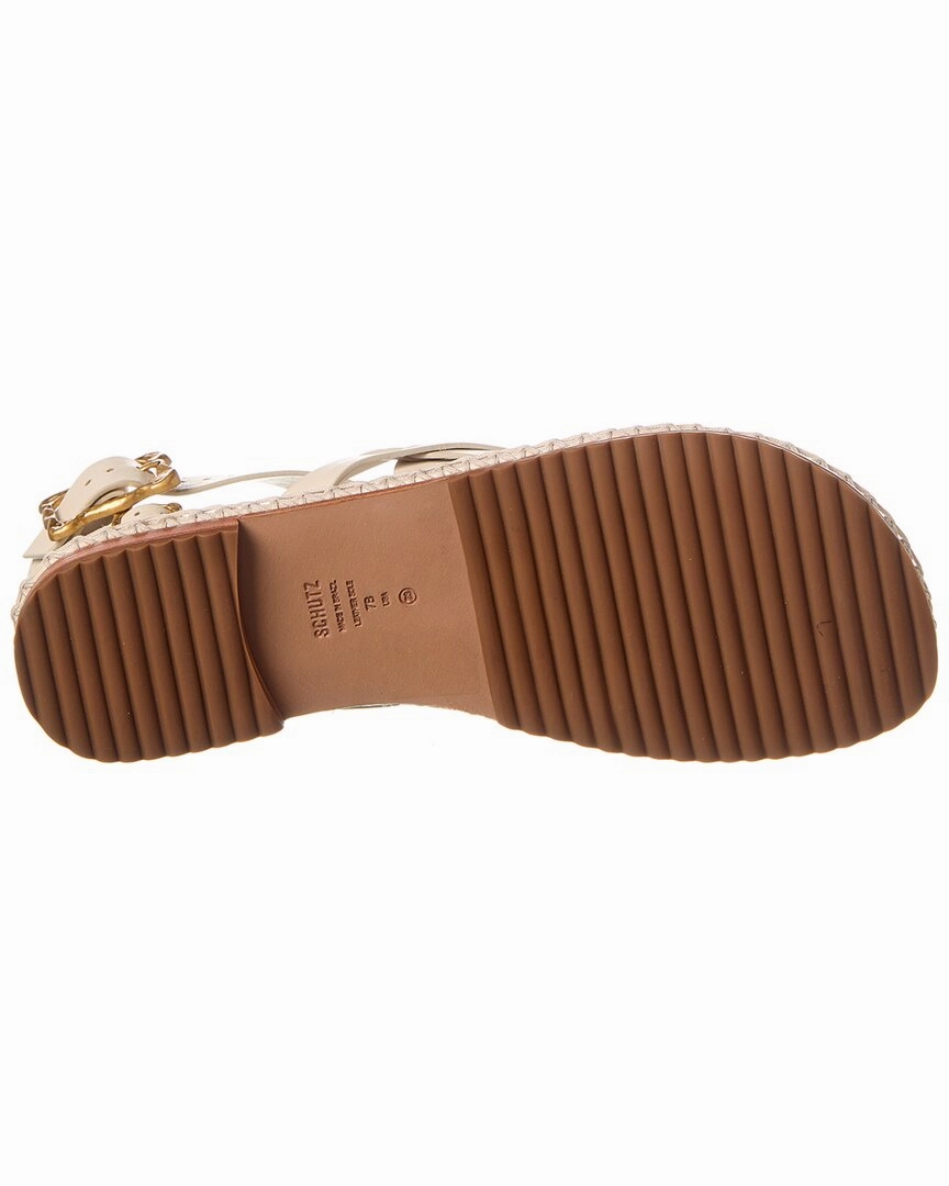 Schutz Keith Leather Flat