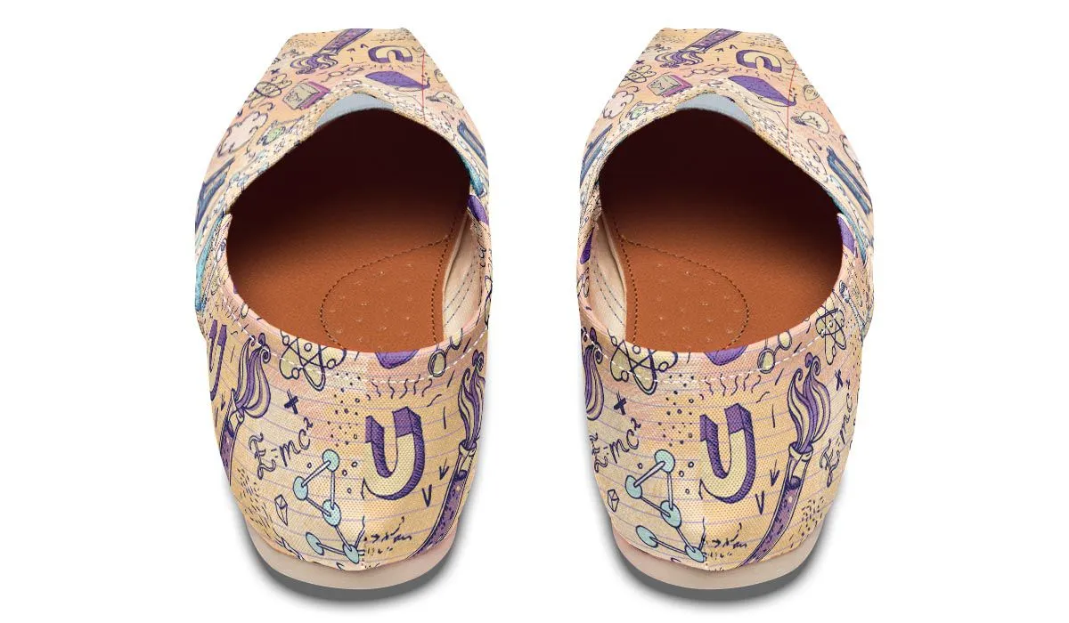 Science Lover Pattern Casual Shoes