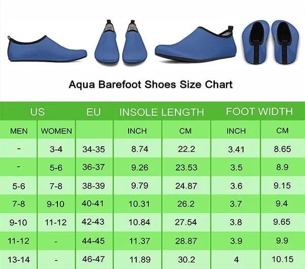 Scientist Pattern Aqua Barefoot Shoes