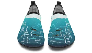 Scuba Diving Diagram Aqua Barefoot Shoes