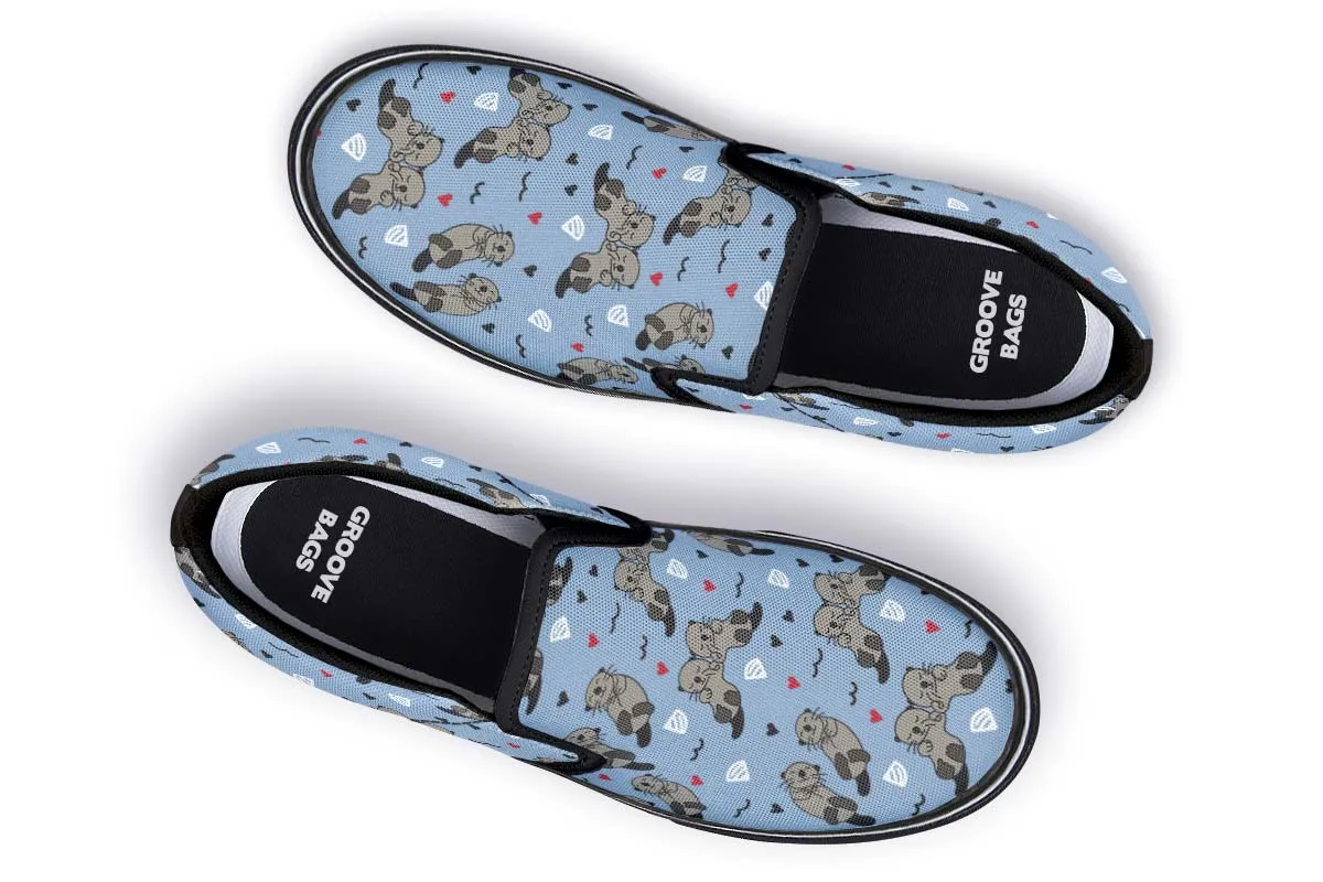 Sea Otter Love Slip-On Shoes