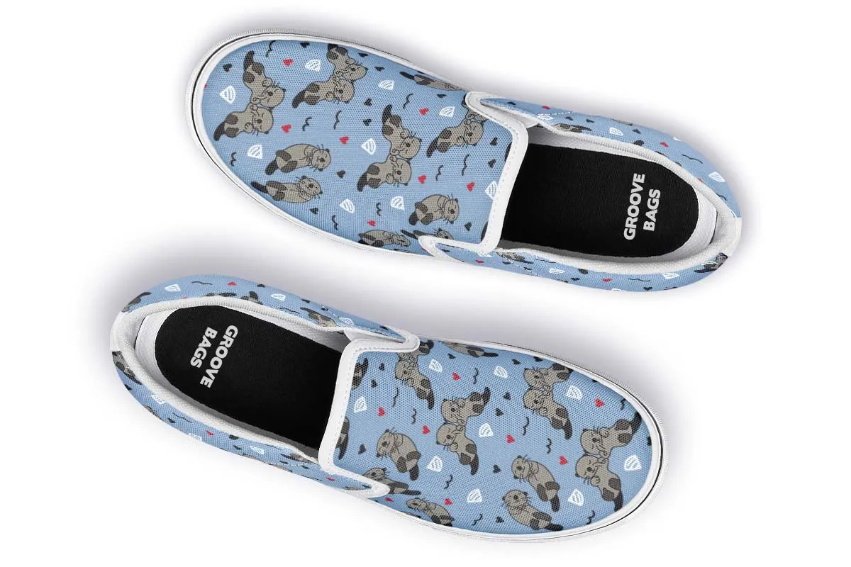 Sea Otter Love Slip-On Shoes