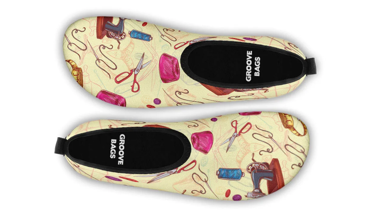 Sewing Aqua Barefoot Shoes
