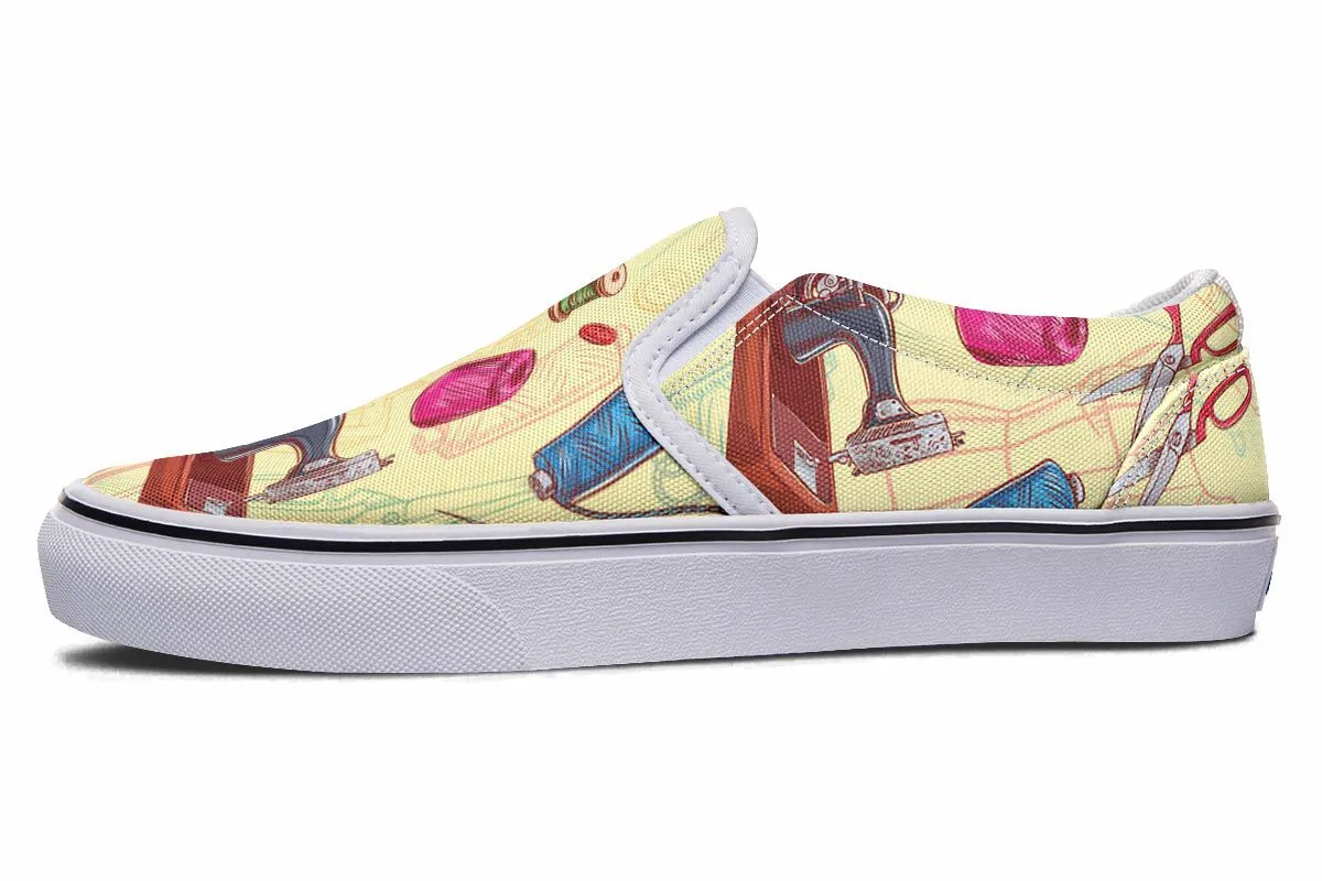 Sewing Lovers Slip-On Shoes