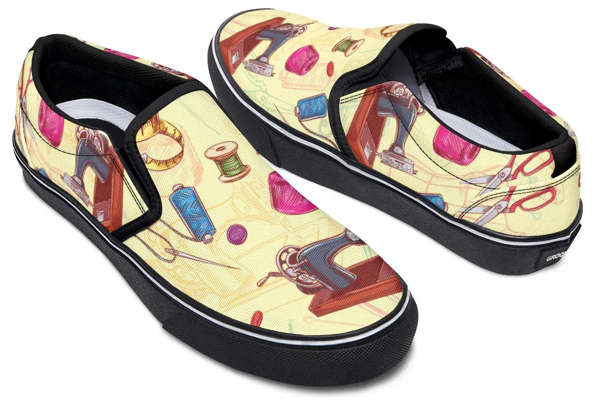 Sewing Lovers Slip-On Shoes